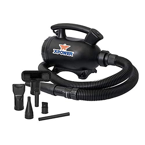 XPower Electric Air Duster for Dusting Drying Inflating Blowing Vacuuming Car Detailing Computer Leaf Blowing High Performance Motor Eco-Friendly (A-6)