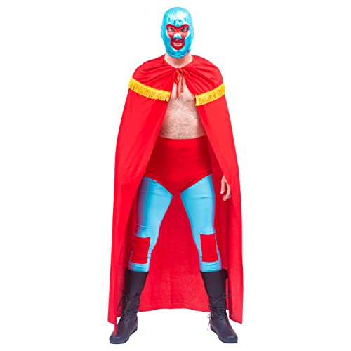 Mexican Wrestler Halloween Wrestling Costume Cosplay Deluxe Adult Complete Set
