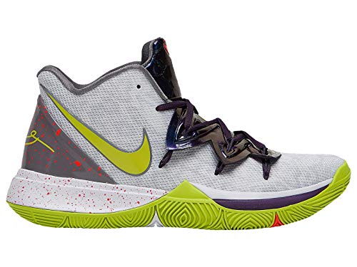 Nike Men's Kyrie 5 Kyrie Irving/White/Cyber Nylon Basketball Shoes 11 M US