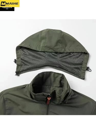 Veste d'automne décontractée pour homme veste légère mi-saison poche