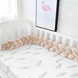 PTKG Handgefertigte ZöPfe für die Hausdekoration Geknotetes Kissen Teppich und Dekoratives PlüSchkissen für Babybett die MüDigkeit Lindern Handgefertigter Deko Kuschelkissen,M23,200CM