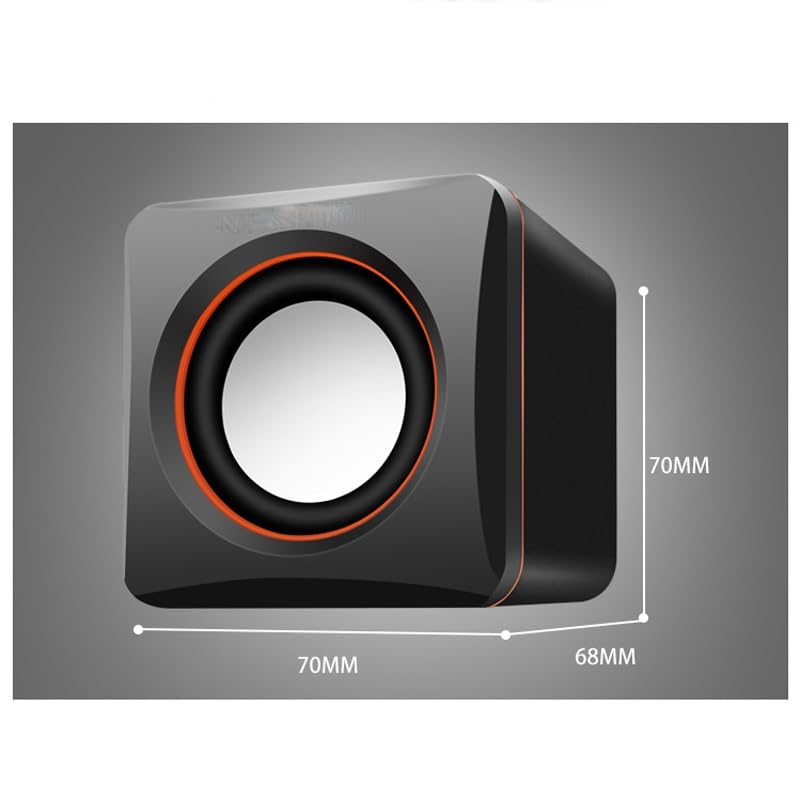Mini haut-parleur de bureau PC portable avec caisson de basses pour maison - 6