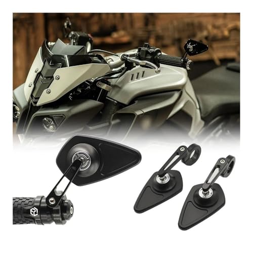 Espejo retrovisor manillar de aluminio CNC para MT09 TMAX FZ10 2