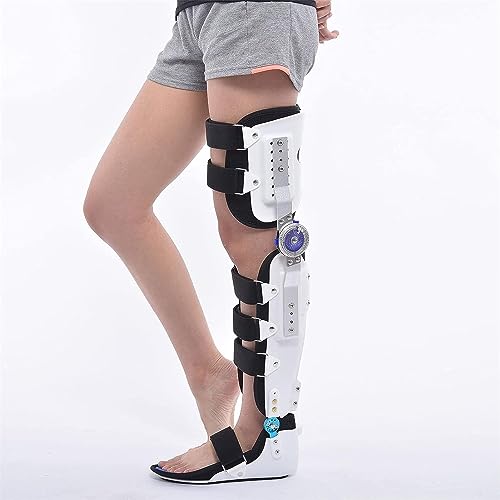Soporte ajustable para rodilla y cadera, ortesis de pierna completa miniatura 2