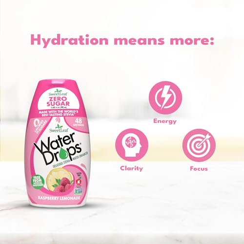 image for SweetLeaf weetLeaf Water Drops, Raspberry Lemonade – Sugar-Free Wate