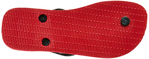 Chinelo, Havaianas, Harry Potter, Vermelho Apache/Preto, 43/44, Adulto Unissex
