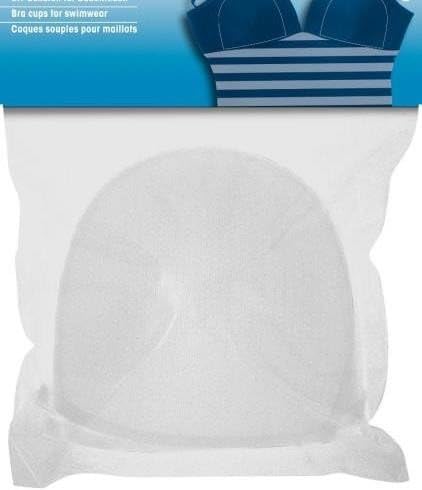 Prym Bra Cups for Swimwear, Size C, White, 100% Polyester
