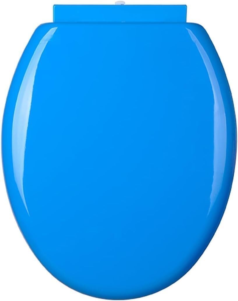 Durable plastic Circular PP Toilet Seat With Lid Silent Soft-Close, Quick-Release O-Ring Easy to clean