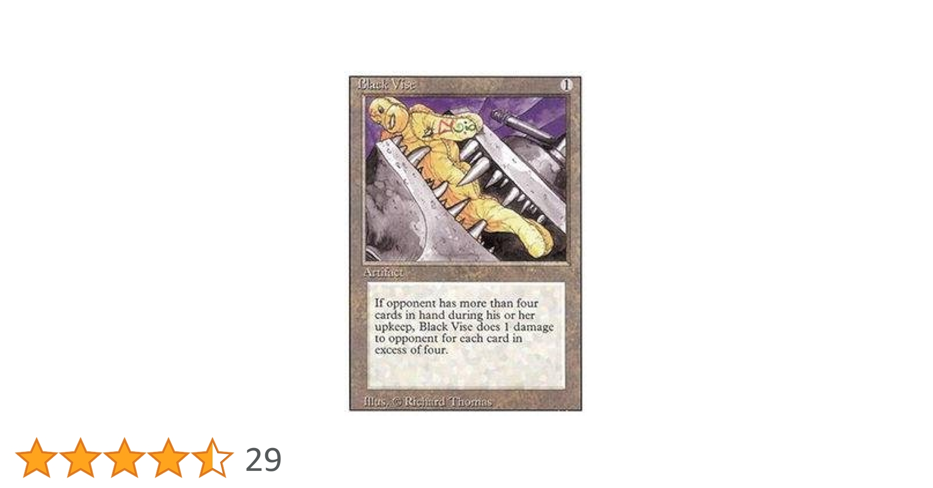 Black Vise by Magic: the Gathering : Amazon.ca: Toys & Games