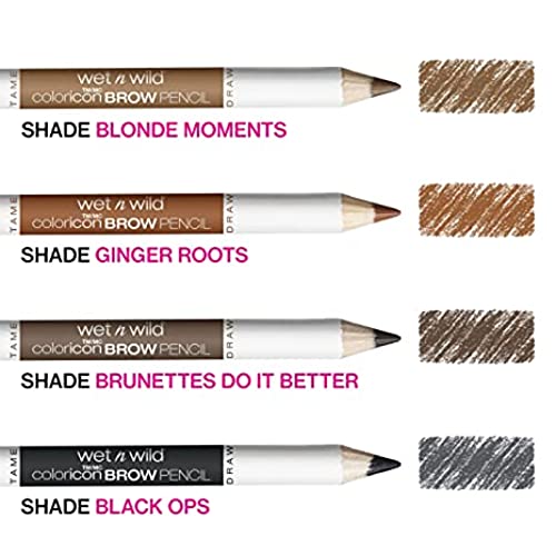 Wet n Wild Color Icon Brow Pencil, Eyebrow Pencil with Double Tip and Comb to Keep the Brows in Place, 2 in 1, Intense and Long-lasting Color, Brunettes Do it Better Paraben & Cruelty Free-0.7g - Image 6