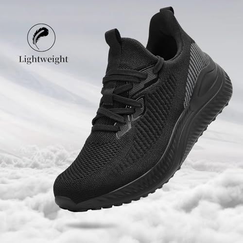 Image of Slow Man Mens Walking Sneakers Wide Width Slip on Tennis Shoes,Lightweight Breathable Running Shoes,Ideal for Athletic Workout Gym Jogging and Casual Wear