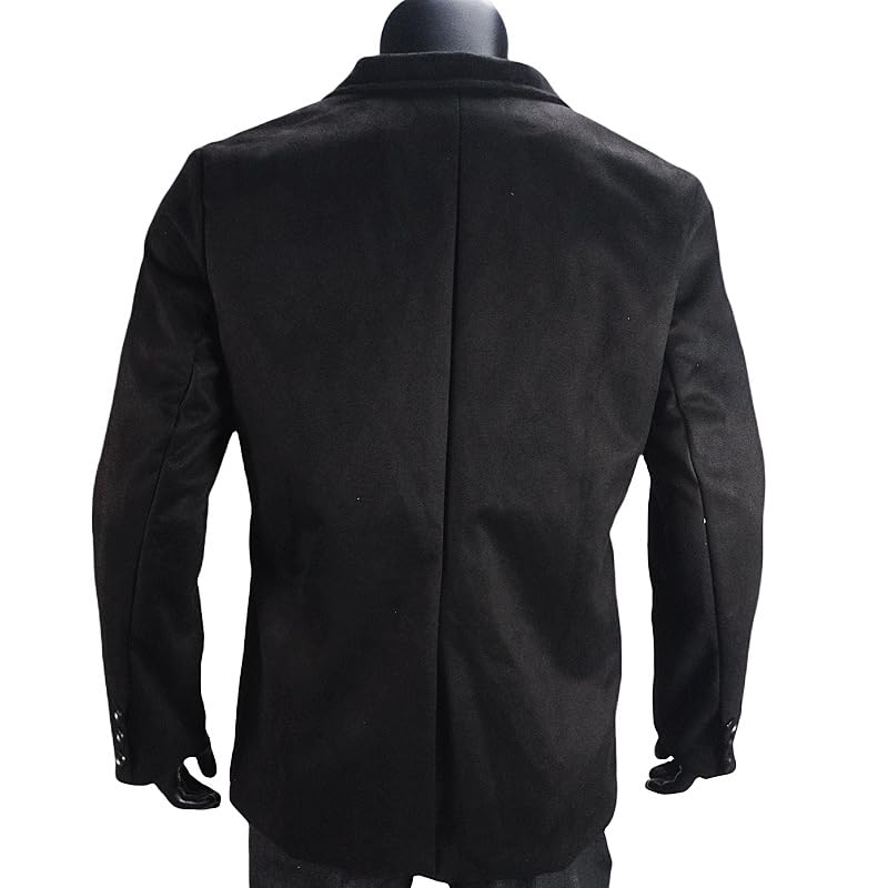 Casual Blazers for Men Slim Fit Textured Stretch Suit Jackets Two Button Notched Lapel Plain Sport Coats with Pockets3