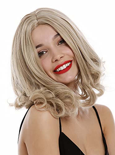 WIG ME UP - YZF-4369-1 Lady Wig short Bob Longbob straight but curled tips middle parting blond mix, blond mix (16/26/613B) - Image 4