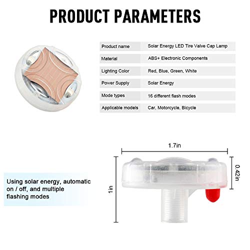 Kaidengzhe CAR TIRE WHEEL LIGHTS Led Car Wheel Tire Air Valve Cap Light thumb #1