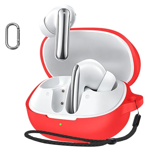 For QCY MeloBuds N20 �P�[�X �J�o�[ �yHUKWIMO�z �J���r�i�t��+�X�g���b�v�t�� �ϏՌ� �h�� �h�o �����[�d�\ �S�ʕی� �L�Y�h�~ QCY MeloBuds N20 �Ή� [���b�h]