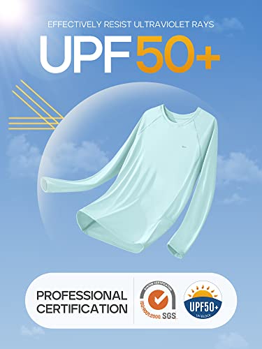 IUGA Rash Guard for Women UPF 50+ SPF UV Protection Long Sleeve Workout Tops with Pockets Dry Fit Hiking Swim Shirt3