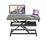 【Escritorio grande】: el escritorio ancho de MDF sólido proporciona un amplio espacio para configuraciones de dos monitores y tabletas, así como una bandeja de teclado más ancha para una mayor maniobrabilidad con las dos manos.