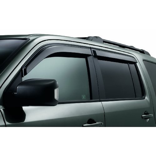 Honda Genuine Factory Door Visors (set of 4 for all doors) - 08R04-SZA-100; 2009 to 2014 Pilot