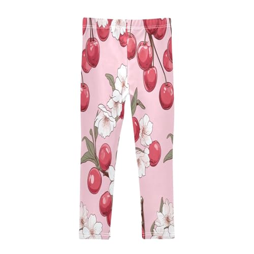 Bolaz Toddler Girls Leggings Printed Yoga Pants Leggings Cherry Four for Kids2