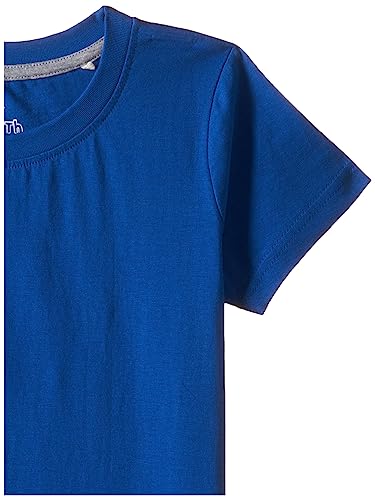 Image of Boys Plain T-Shirt Cotton Rich | Round Neck Half Sleeve Kids Tee | Ultra Soft Bio-Washed Fabric | Comfortable Stylish