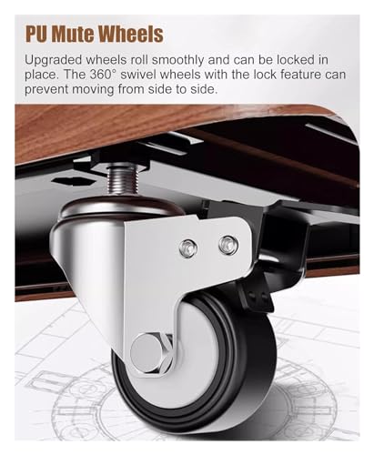 Soporte móvil para TV de 32-75 pulgadas con ruedas miniatura 6