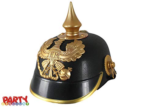 Preisvergleich Produktbild PARTY DISCOUNT ® Helm Pickelhaube