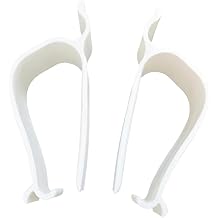 Toilet Seat Fasteners Clip on Stabilizers, Shaking and Movement, Mounting Clamps for Most Toilet Seats