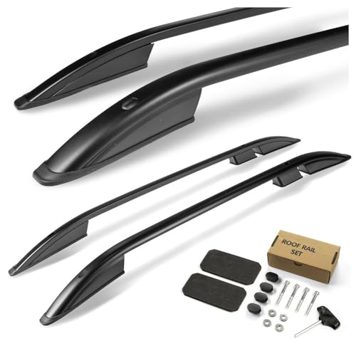 CHROMEMASTER | Barras Portaequipajes, Rieles de Techo Compatible con Mitsubishi L200 2015-2022; Se Utilizan para el Montaje de Portaequipajes de Techo, Cajas de Techo o Portabicicletas; Aluminio