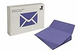 Mr. Ellie Pooh Handmade Fair Trade Elephant Dung Paper A6 Purple Envelopes (25 Pieces)