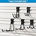 PYBTOOL Slatwall Shelves and Hooks, 24 Inch, Industrial Style, 2 Count, Garage Slatwall Storage System