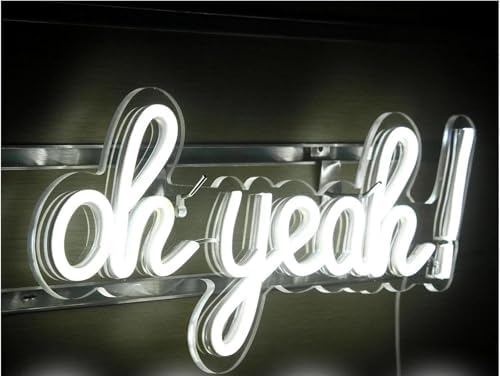 "Oh Yeah" Neon Room Decoration LED Wall Hanging Game Moment image 5