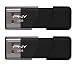 PNY Attache 32GB USB 2.0 Flash Drive, 2-Pack (P-FD32GATT03X2-GE)