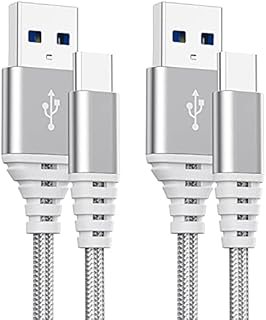 USB Type C Fast Charging Cable 2M 3M,Charger Cable for Samsung Galaxy A52 A72 A52S A32 A42 5G A12 A22 M12 M32 A53 A13 A43 A51 A71 A31 A41 A21S,Nokia 5.4 XR20 3.4 G10 G20,3A Charge Lead Cord,Extra Long