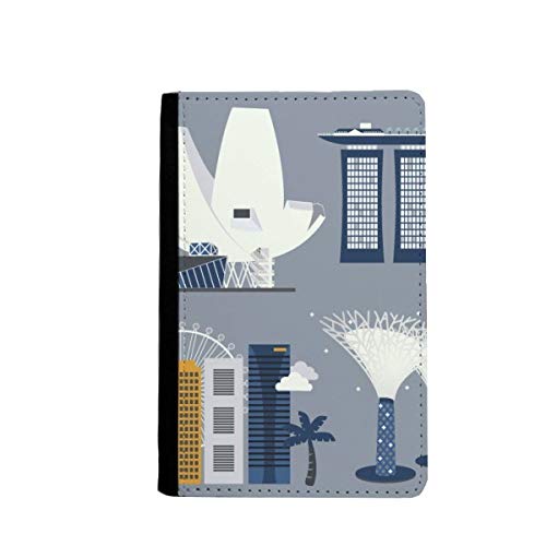 Étui passeport Singapour portefeuille | Pochette de protection voyage classique multicolore