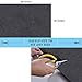 JOMMIE CHEN 36X60 Iches Garage Mats for Floor Absorb Liquids Oil Drip Pan for Under Car Waterproof Rubber Backing Layer Oil Spill Mat Protects Floor from Spills Drips Splashes Stain(36x60 in)
