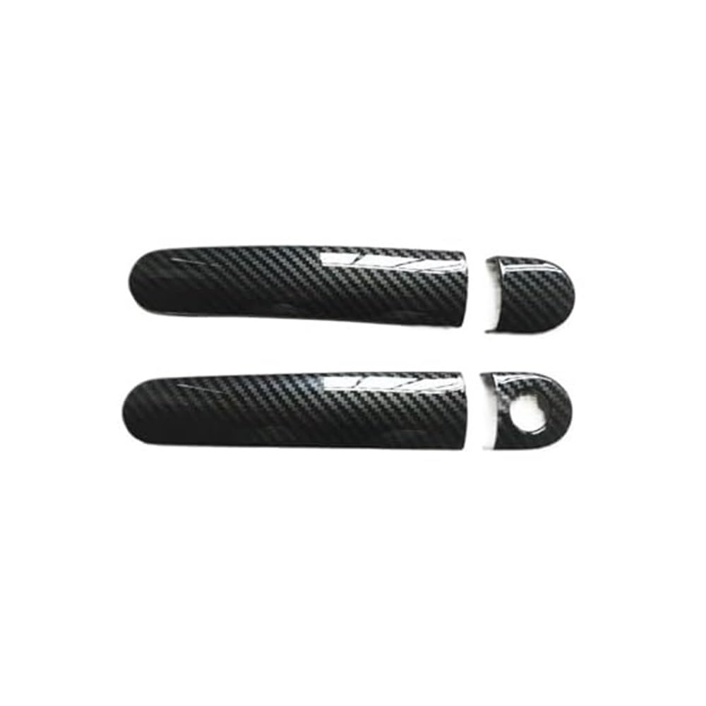 FLBZBLKASL Car Door Handle Cover Trim for SEAT for Ibiza 6J Mk4, 6L Mk3, & for Cupra 2004-2010 Accessories Right Handle