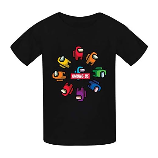 507 Rolig bland oss t-shirt höst kille impostor spelskjorta barn speltopp 100 % bomull kortärmad