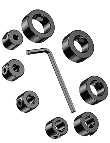 Drill Stop Bit Collar Set, 9PCS Mellbree 1/8