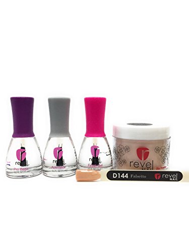 Revel Starter Kit Set Dip Power 2 oz with Color of Your Choice (144 - Falsetto)