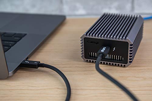 Image of CalDigit Connect 10G - Thunderbolt Type-C to 10Gb PCIe Ethernet Adapter for Mac and PC, Bus Powered, Compatible with Thunderbolt 3, 4 & 5, USB4