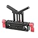 CAMVATE Lens Support 15mm Rod Clamp Rail Block for DSLR Rig Rod Support Rail System（RED - 1107