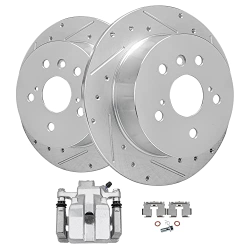 Image of Detroit Axle - Rear Brake Kit for 2012-2017 Toyota Camry, 2013-2018 Avalon