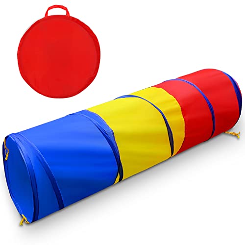Kids Play Tunnel for Toddlers 1-3, Pop Up Baby Tunnel Crawling Toys for Infant Children or Dog...
