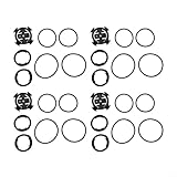 4 Pack Bike Computer Mount Strap for Garmin, ABS + Rubber Bicycle Stopwatch Bracket with 2 Height Washers (13.5mm, 7.2mm), Black - Image 7