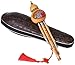 Treble C-Key Hulusi cucurbitacées Bouteille Flûte, Gourd Pipes Bambou, Traditionnel Instrument (Color : As Show)