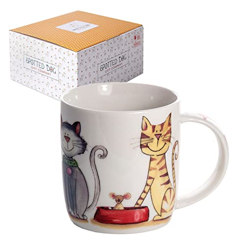 SPOTTED DOG GIFT COMPANY - Tazza con gatto - per caffè e tè a...