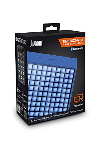divoom TIMEBOX-Mini_BL Tragbare Lautsprecher & Audio-Docks, blau