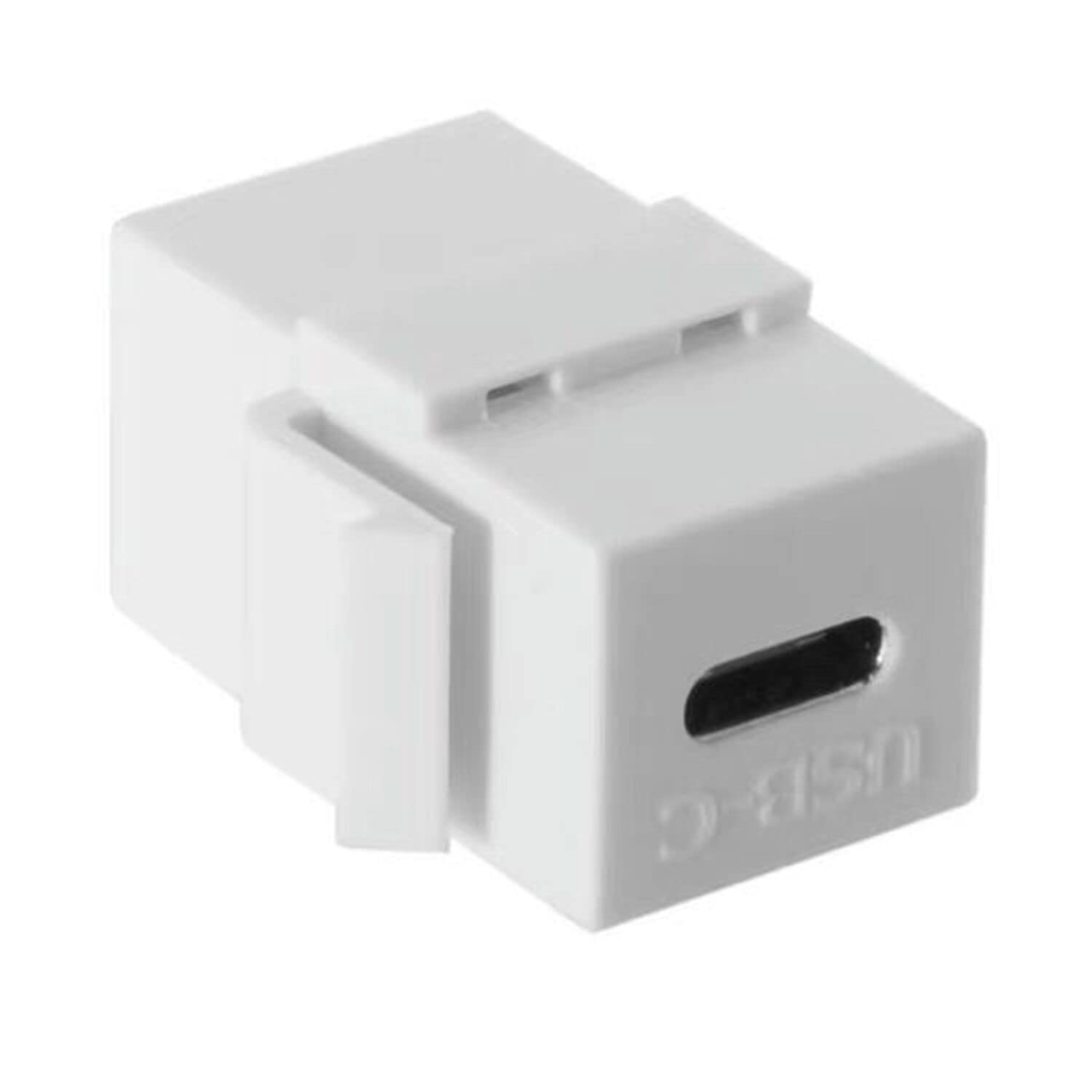 USB C Keystone Jack Cable,Type-c Male To Female Panel Mount Insert Adapter USB-C Pigtail Extention Keystone-to-Cable Convertor USB 3.1 Type C Extension Cord For Wall Socket Face Plate (Black