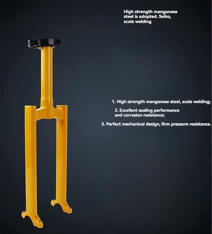 20 Zoll Einrad Balance Heimtrainer Zirkusfahrrad Verstellbarer Sitz 150kg Tragkraft (Gelb)
