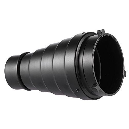 Image of Andoer Photographic Lighting Monolights Bowens Mount Snoot Optical Snoot Metal Conical Snoot with Honeycomb Grid 5pcs Color Filter Kit for Bowens Mount Studio Strobe Monolight Photography Flash